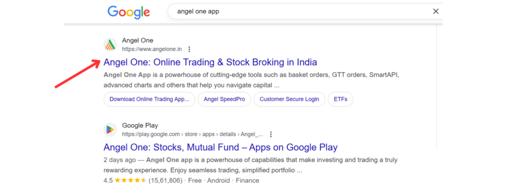 Angel One Official Website