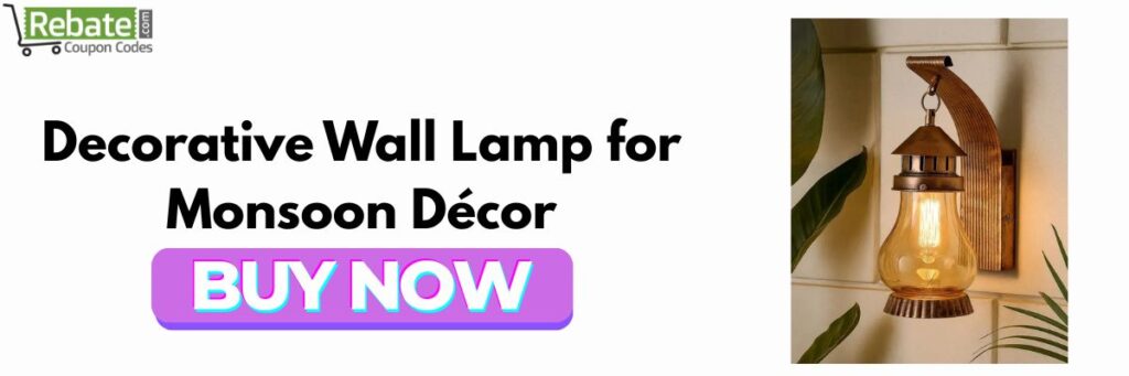 Decorative Wall Lamp for Monsoon Décor