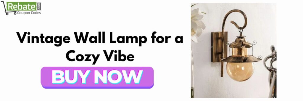 Vintage Wall Lamp for a Cozy Vibe
