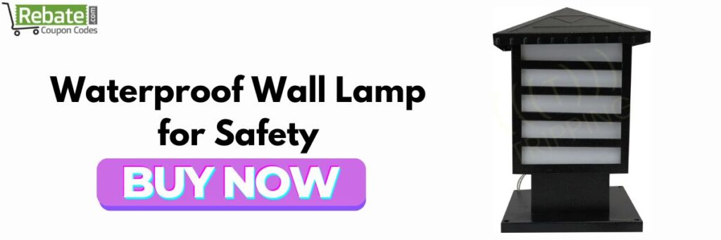 Waterproof Wall Lamp for Safety