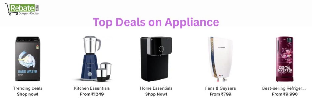 Top Deals on Appliance