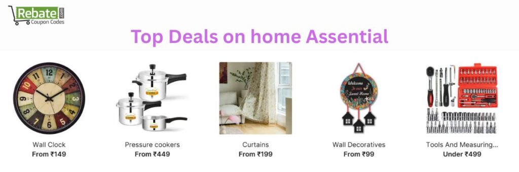 Top Deals on home Assential