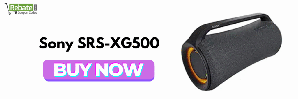 Sony Bluetooth Speakers: Sony SRS-XG500