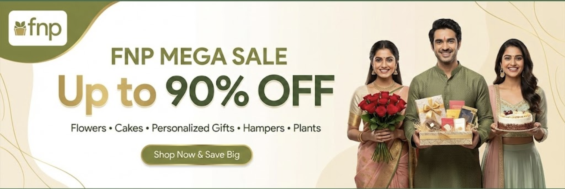 FNP (Ferns N Petals) Banner