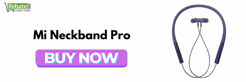Mi Neckband Pro : Wireless Bluetooth Neckband 