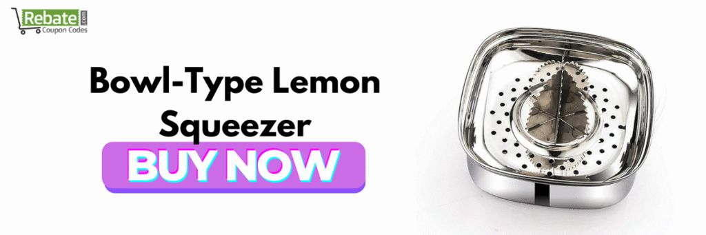 Bowl-Type Lemon Squeezer