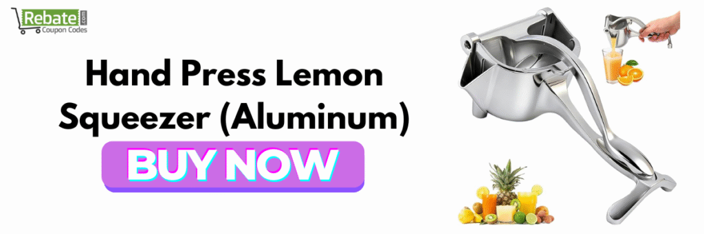 Hand Press Lemon Squeezer (Aluminum)