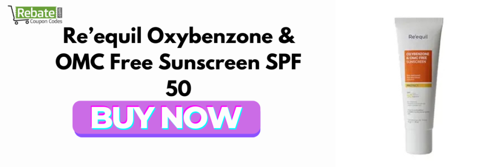 Re’equil Oxybenzone & OMC Free Sunscreen SPF 50
