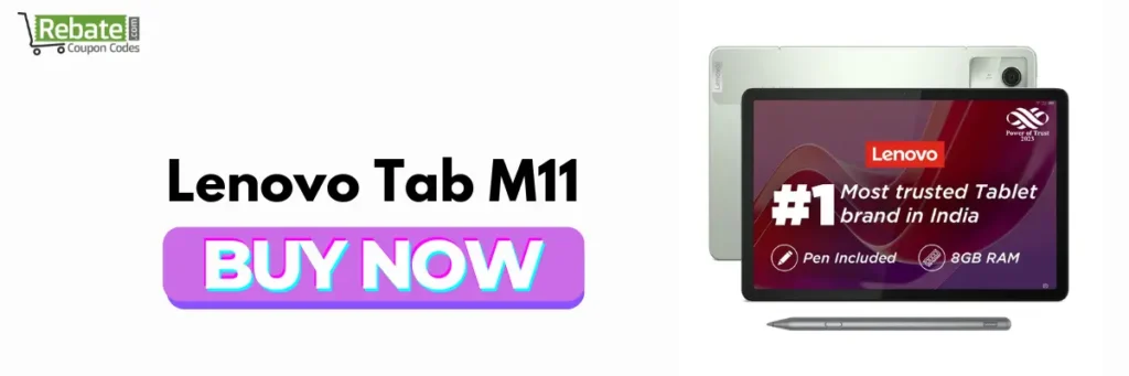 Lenovo Tab M11 – Best Tablet for Digital Note-Taking