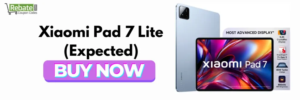 Xiaomi Pad 7 Lite (Expected) – Best Tablets for Study