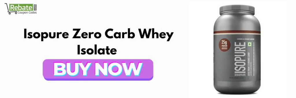 Isopure Zero Carb Whey Isolate (Best Low-Carb Protein Powder)