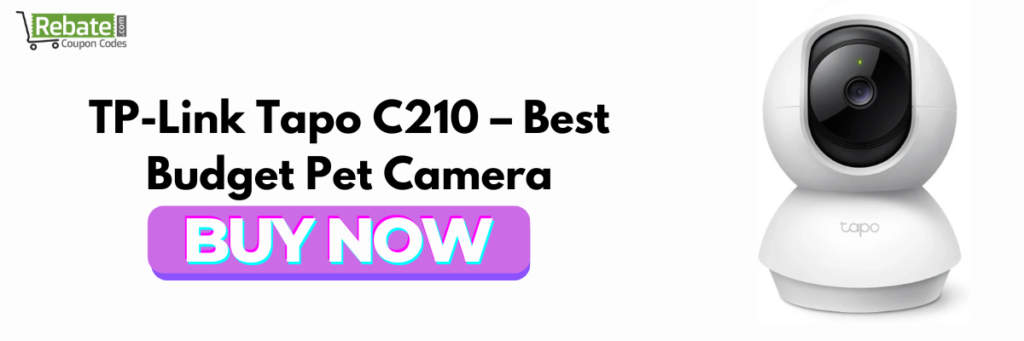 TP-Link Tapo C210 – Best Budget Pet Camera