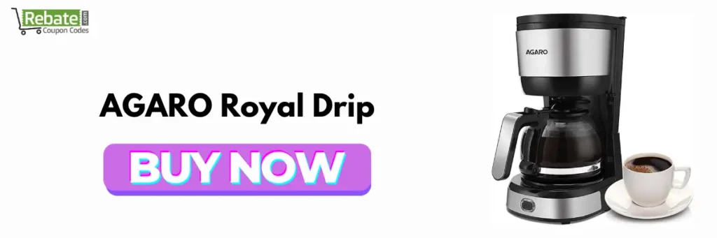 Best Coffee Makers in India: AGARO Royal Drip