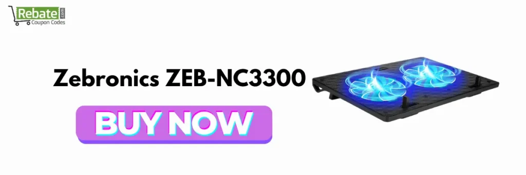 Zebronics ZEB-NC3300: best laptop cooling pads