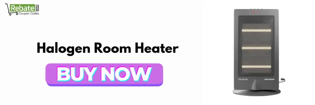Halogen Room Heater – Best for Instant Radiant Heat